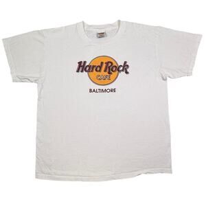 Vintage hard rock cafe shirt baltimore y2k 90s L